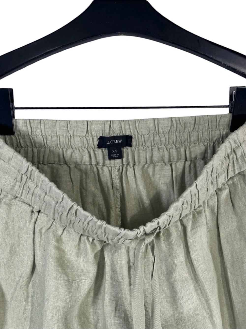 J.Crew Wide-leg seaside pant in linen Faded Pistachio Size XS